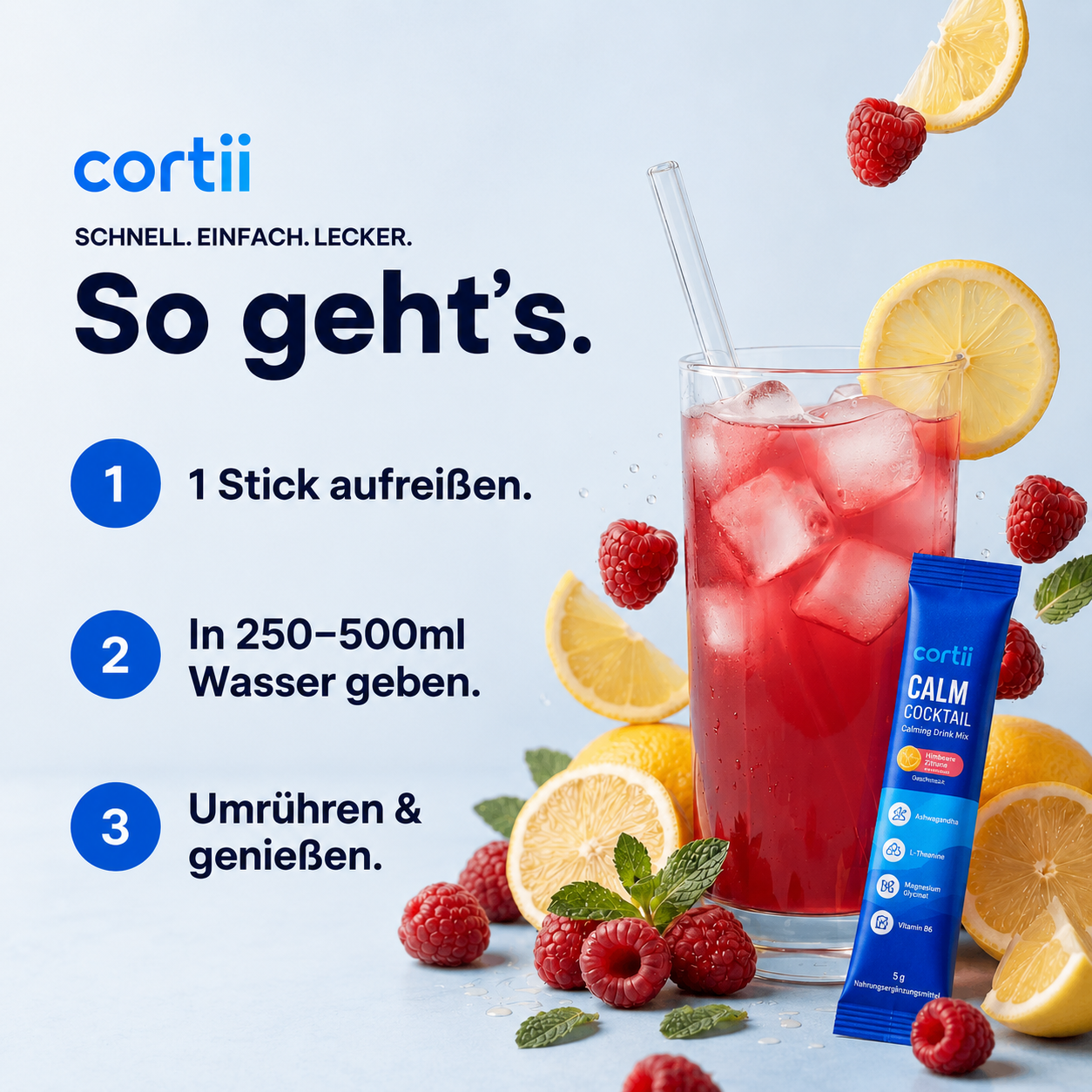 Cortii Cortisol Cocktail gegen hartnäckige Fetteinlagerungen